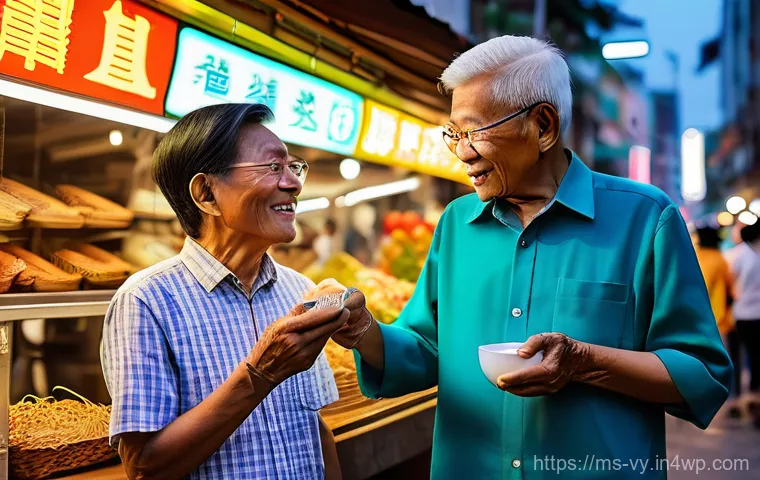 포스트휴머니즘과 인간과 비인간의 경계 - **Prompt:** A vibrant, futuristic urban street scene in a modern Malaysian city, bustling with peopl...