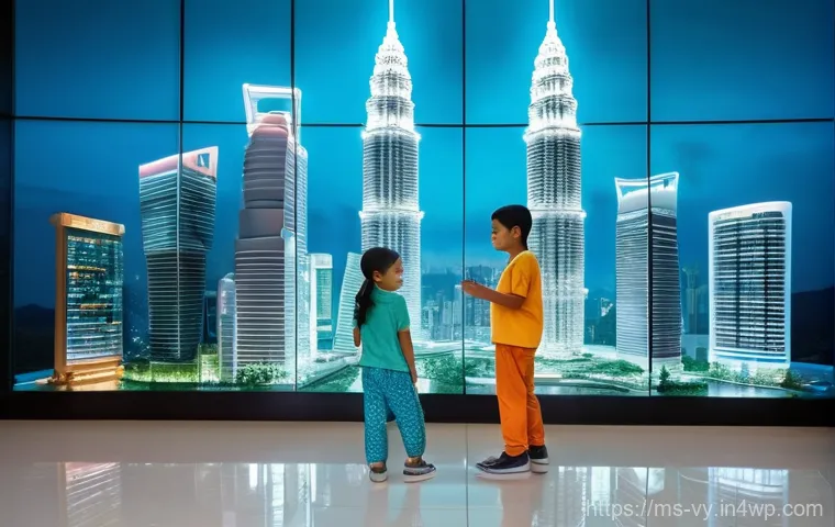 포스트휴머니즘과 인간과 비인간의 경계 - **Prompt:** Inside a beautifully designed, contemporary living room of a Malaysian home, filled with...